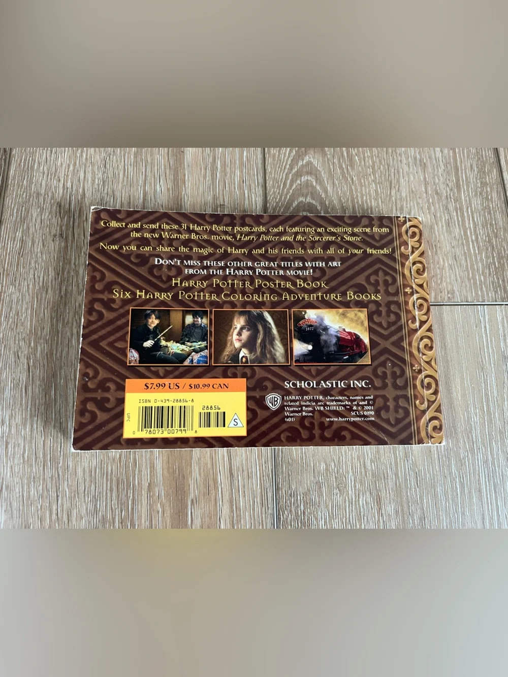 Harry Potter and the Sorcerer's Stone Postcard Book 31 Postcards, complete book